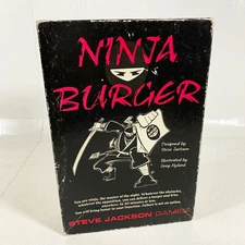 Ninja Burger Card Game - Steve Jackson Games - Missing 2 Cards