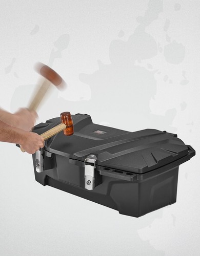 ATV Rear Rack Cargo Box Locking Storage Trunk Box For 0.75"-1" ATV Tube 2883258 - Picture 7 of 12