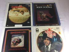 Lot Of 4 Rca Ced Selectavision Video Disc 80's Movies Selecta Vision