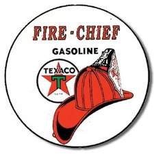 Texaco Fire Chief Gasoline Motor Oil Retro Vintage Wall Decor Metal Tin Sign New
