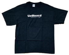 UnHeard Radio Free Internet Radio Mixed Genres ‘70s & Up T-shirt Size XL Black