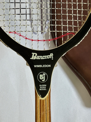 Raquette De Tennis BANCROFT Bjorn BORG Vintage - Pour Pièces Ou Décoration - Ne Fonctionne Pas