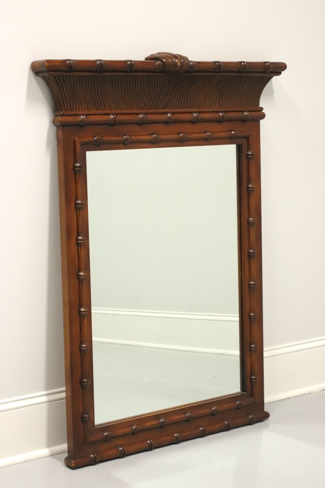 Late 20th Century Faux Bamboo Wall Mirror | eBay