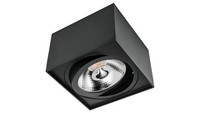5903260415193 Oprawa Natynkowa Pari 1Xes111 Czarna Gu10 Sufitowa Premiumlux