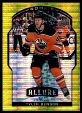 2020-21 Upper Deck Allure Yellow Taxi Tyler Benson Rookie Edmonton Oilers #84
