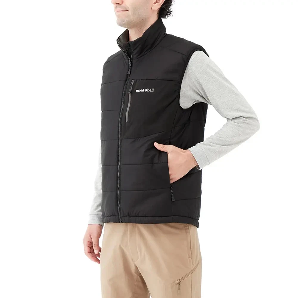 Montbell Medium insulated Thermawrap Reversable Men Vest - Black excellent image 12