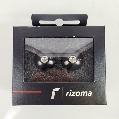 Rizoma Series 531 Bar Ends Handlebar Caps Black Universal 22mm 7/8 MA531B New
