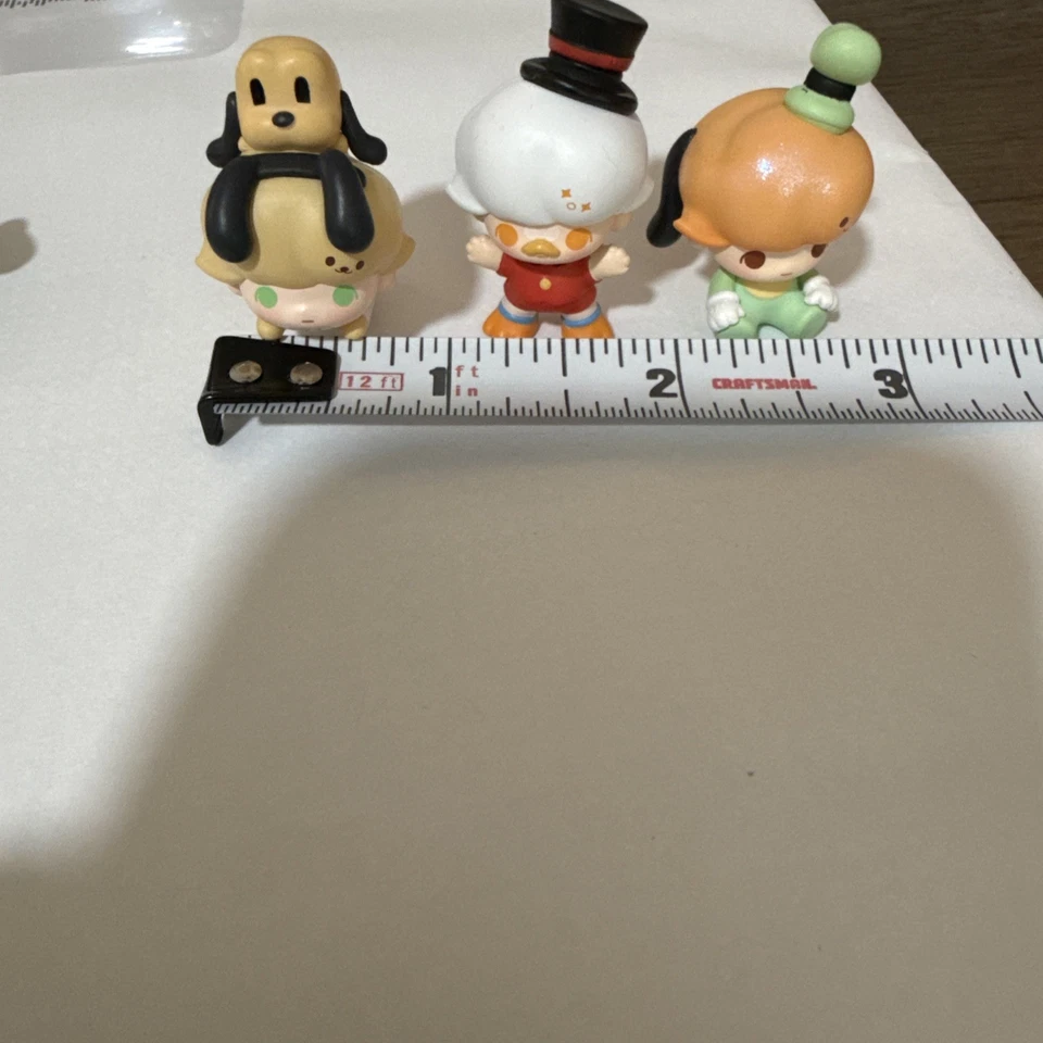 Pop Mart Pop Bean Disney x Dimoo World - Pluto Goofy and Donald Mini Figures - Image 2 of 2