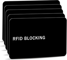 RFID Blocking Card NFC Contactless Credit ID Protector Wallet Guard 5 Pack