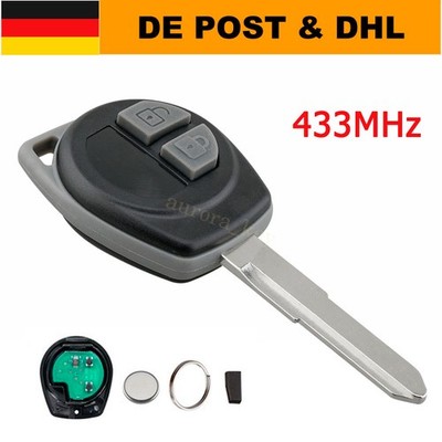 433MHz Auto Funkschlüssel For Suzuki Swift Jimny SX4 Alto Vitara Splash 2 Tasten