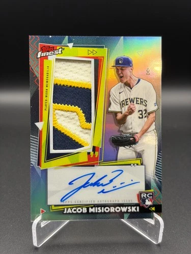 2026 Topps Finest Jacob Misiorowski Base (RAW)