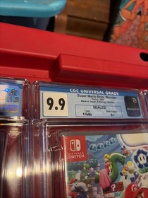 CGC PSA Graded 9+ Nintendo Switch Mario Game & Card Lot Odyssey, Wonder, & Party