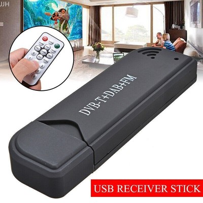 Digital TV Stick USB für RTL2832U FC0012 SDR DAB FM Tuner Antenne PC