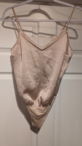 Abercrombie & Fitch Damen-Body hellbraun Satin neu mit Etikett $ 45 Größe XS NEU - Bild 1 von 13
