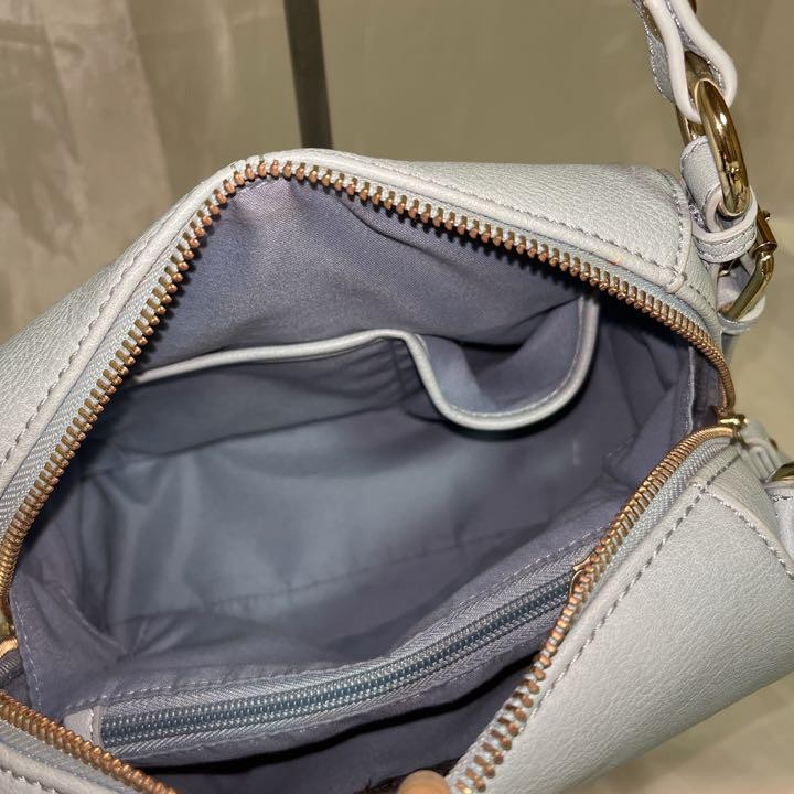 JILL STUART Ribbon Mini Boston Bag with Shoulder Strap 8.6