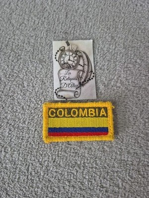 Aufnäher / Stoffabzeichen Klett Flagge Kolumbien / Colombia
