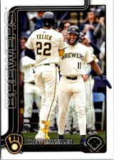 2025 Topps Update #US233 Crew Missiles (Christian Yelich / Jackson Chourio)