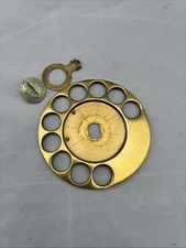 Automatic Electric Original GOLD TONE DIAL Finger wheel And Mount