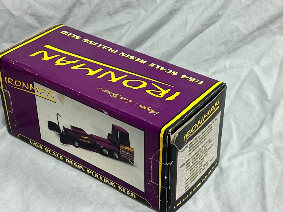 IRONMAN 1:64 Scale Pulling Tractor Sled Bauer Built NIB SpecCast Purple RARE! - Image 4 of 4