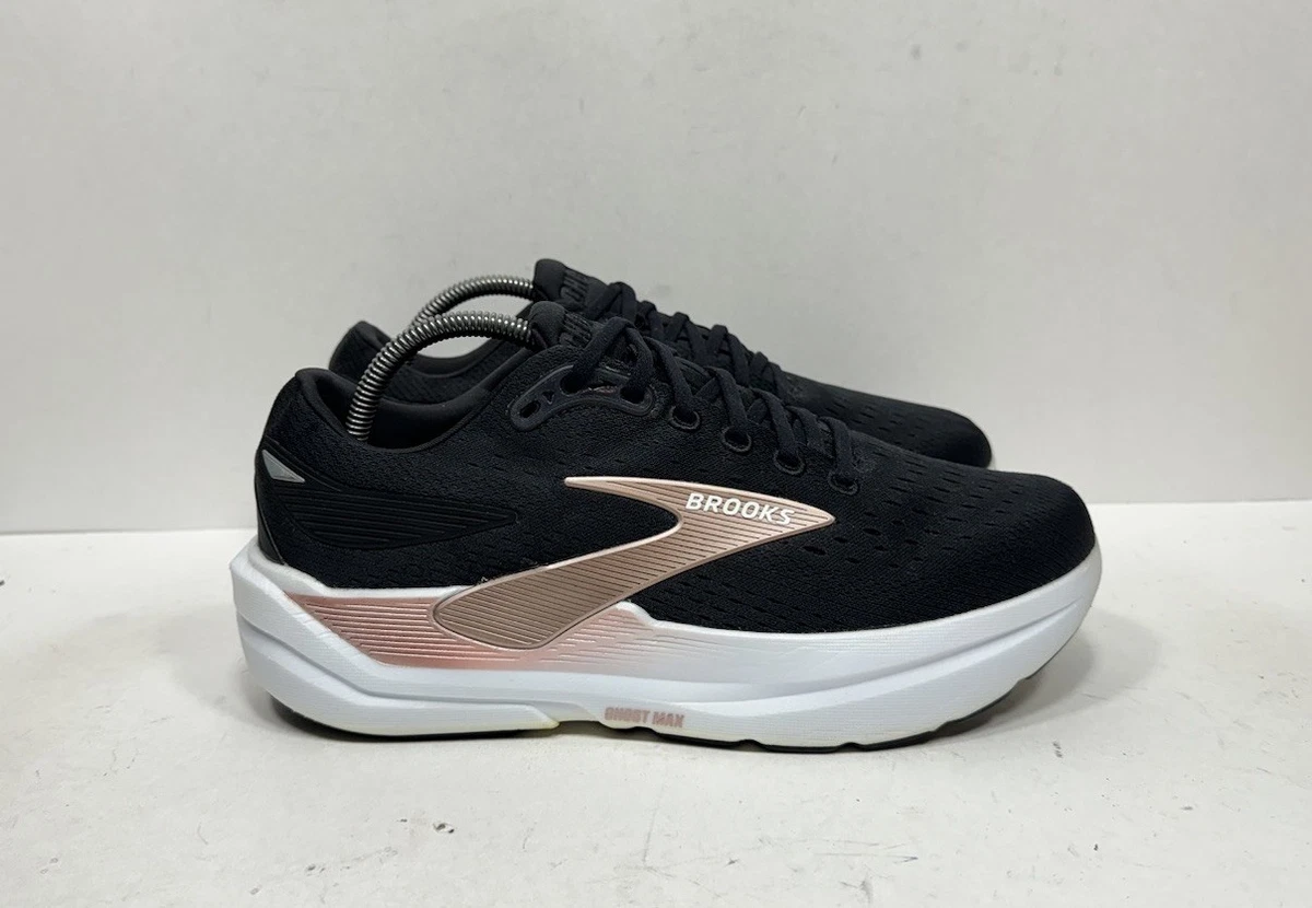 Brooks Ghost Max 3 Womens Size 10 Wide Black Rose Gold Running
