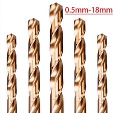 0.5mm - 18mm HSS Blacksmith Drill Bit Metal Reduced Shank Drills Metric Sizes