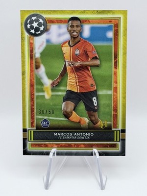 Marcos Antonio - 2020-21 Topps Museum Collection UCL #41 Gold /50 RC SSP