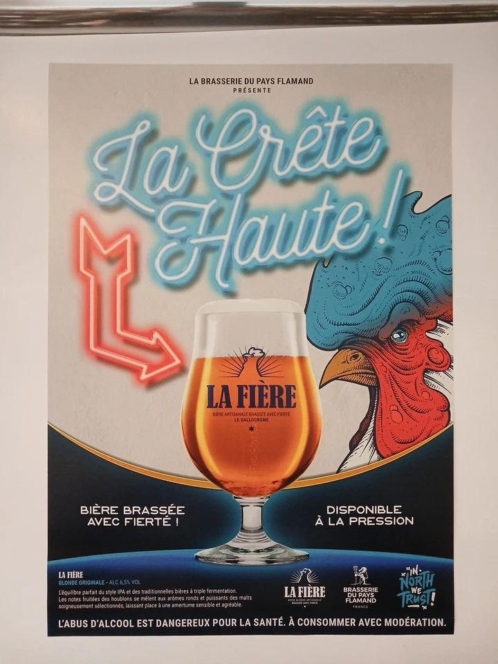 AFFICHE : LA FIÈRE - La Crête Haute - 29,8x42cm / Br. du Pays Flamand - France - Photo 1/1