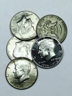 LOT OF 5 MIXED DATE 40% SILVER KENNEDY HALF DOLLARS! AWESOME COINS! NR#G3499