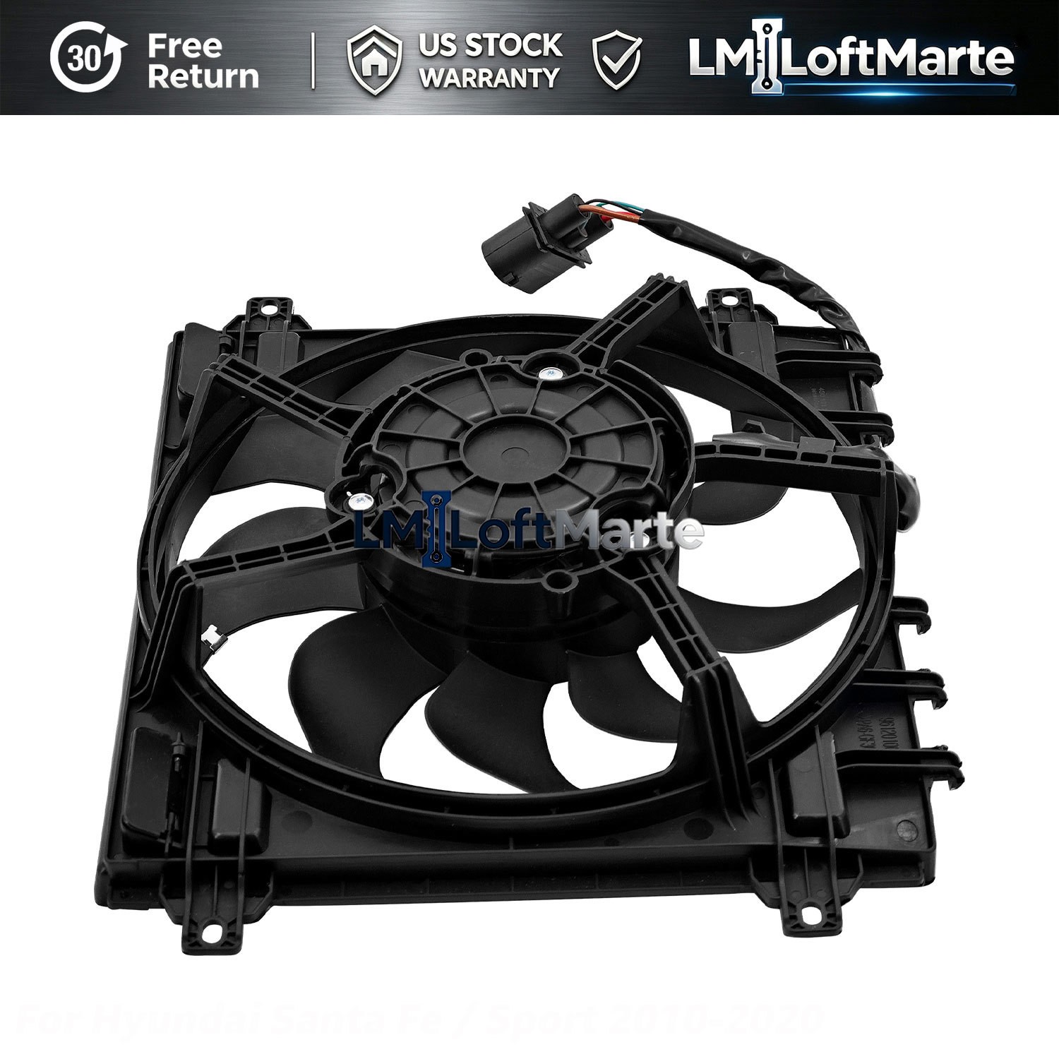 Audi R8 Cooling fan motor Black P/N 4S0121203B
