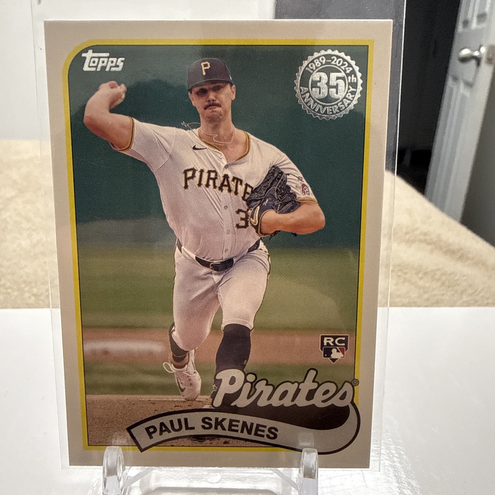 2024 Topps Update #89US-46 Paul Skenes 1989 Topps Baseball 35th Anniversary