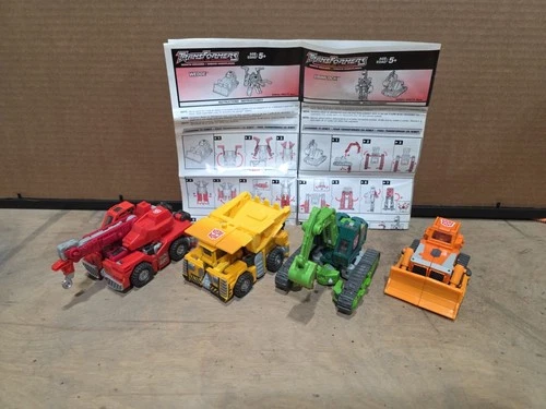 Transformers Robots In Disguise Landfill Combiner Set Hasbro RID 2001 Vintage