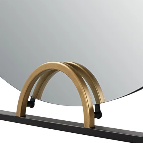 Uttermost 09958 Hinson 39" Diameter Circular Framed Bathroom - Black - Picture 4 of 7