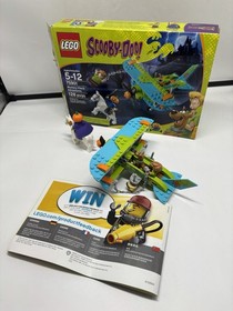 🔥LEGO Scooby-Doo Mystery Plane Adventures 75901 with Box & Manual Missing Pcs