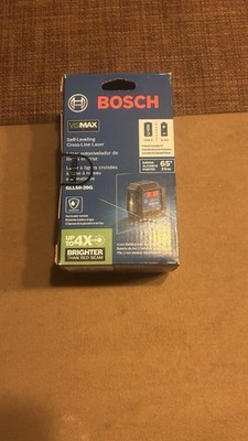 Bosch GLL50-20G Self-Leveling Cross-Line Laser Level, Dust & Water Resistant
