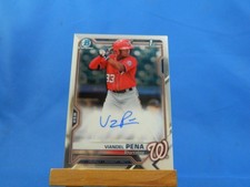 Viandel Pena Bowman Chrome 2021 Prospect Autograph Auto