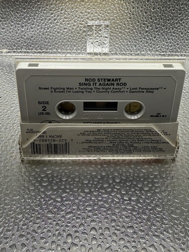 VINTAGE ROD STEWART SING IT AGAIN ROD CASSETTE TAPE TESTED AND WORKING - Picture 4 of 5