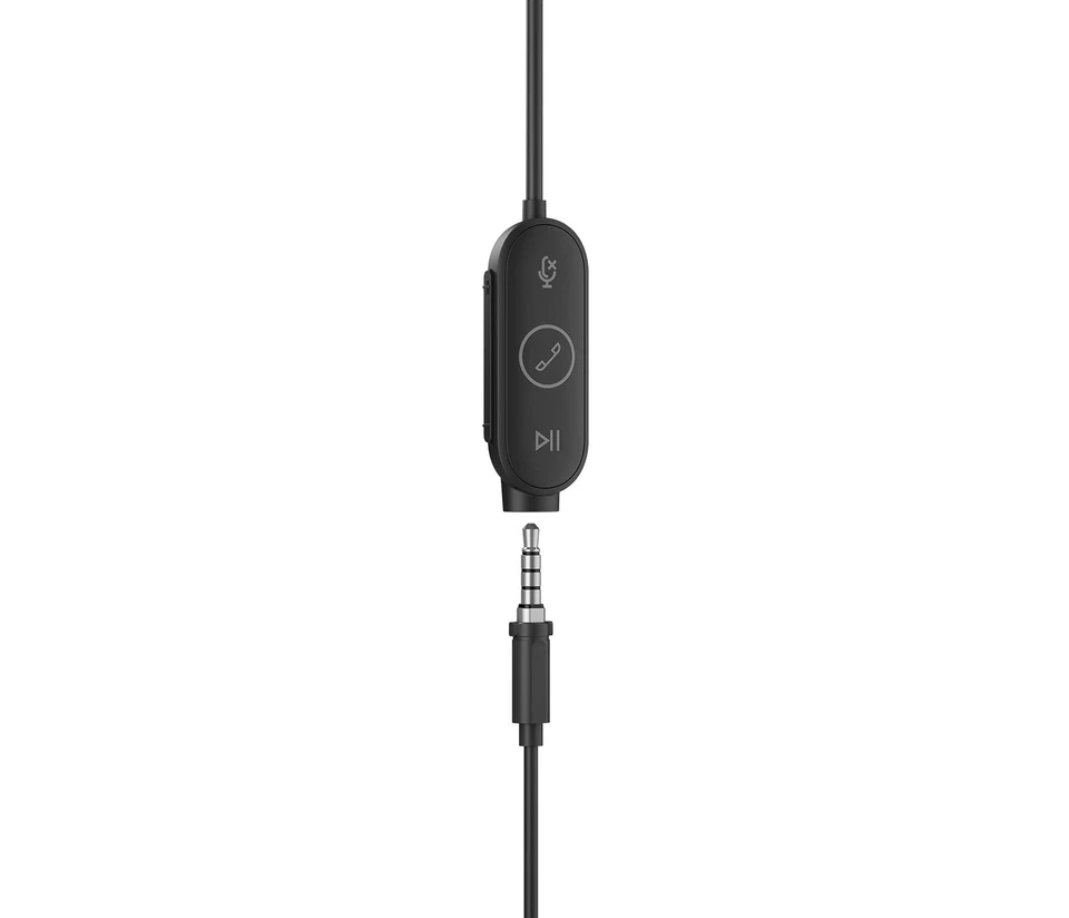 Logitech Zone UC Wired Stereo Earbuds 981-001012 - Image 4 of 4
