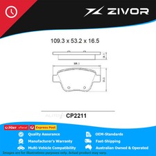 PREMIER Ceramic DB2211 Brake Pads For VOLKSWAGEN GOLF R MK6 2.0L CDLC #CP2211