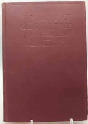 Analytic Geometry Alternate Edition by Wilson & Tracey (Hardcover, 1937)
