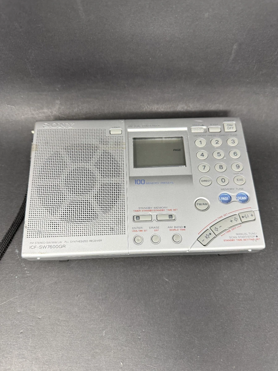 Preços baixos em Sony ICF 7600gr em Rádios AM/FM portátil | eBay