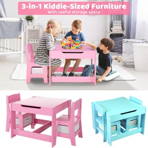 highlighter table and chairs set