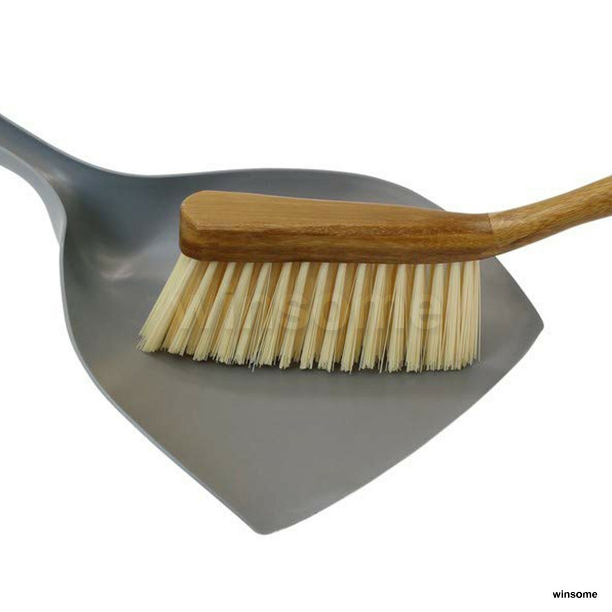 ENA Living Bamboo Dust Pan And Brush Set, Eco-Labelled Dustpan And Brush, Perfect For Household Cleaning, Sturdy And Effective Dust Pan, Bamboo - View #13