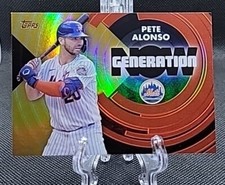 2022 Topps Series 1 Generation Now Gold #GN21 Pete Alonso 19/75 New York Mets