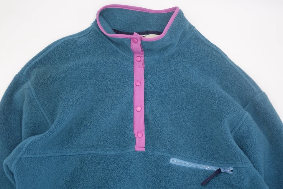 Size Large - Men’s Vintage EMS Snap Fleece Pullover Made In The USA - Image 2 of 4