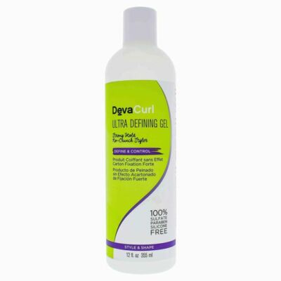 Deva Curl Ultra Defining Gel Strong Hold No-Crunch Styler 12 oz