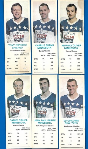 1970-71 DAD'S COOKIES NHL 70-71 DADS COOKIE NHLPA HOCKEY CARD SEE LIST - Picture 72 of 151