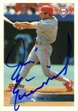 Jim Eisenreich autographed Baseball Card (Philadelphia Phillies) 1996 Topps #66
