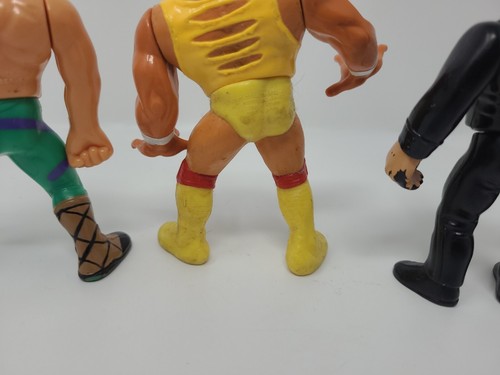 WWF Million Dollar Man Jake Snake Hulk Hogan Hasbro Wrestling Figure WWE 1990 - Picture 5 of 5
