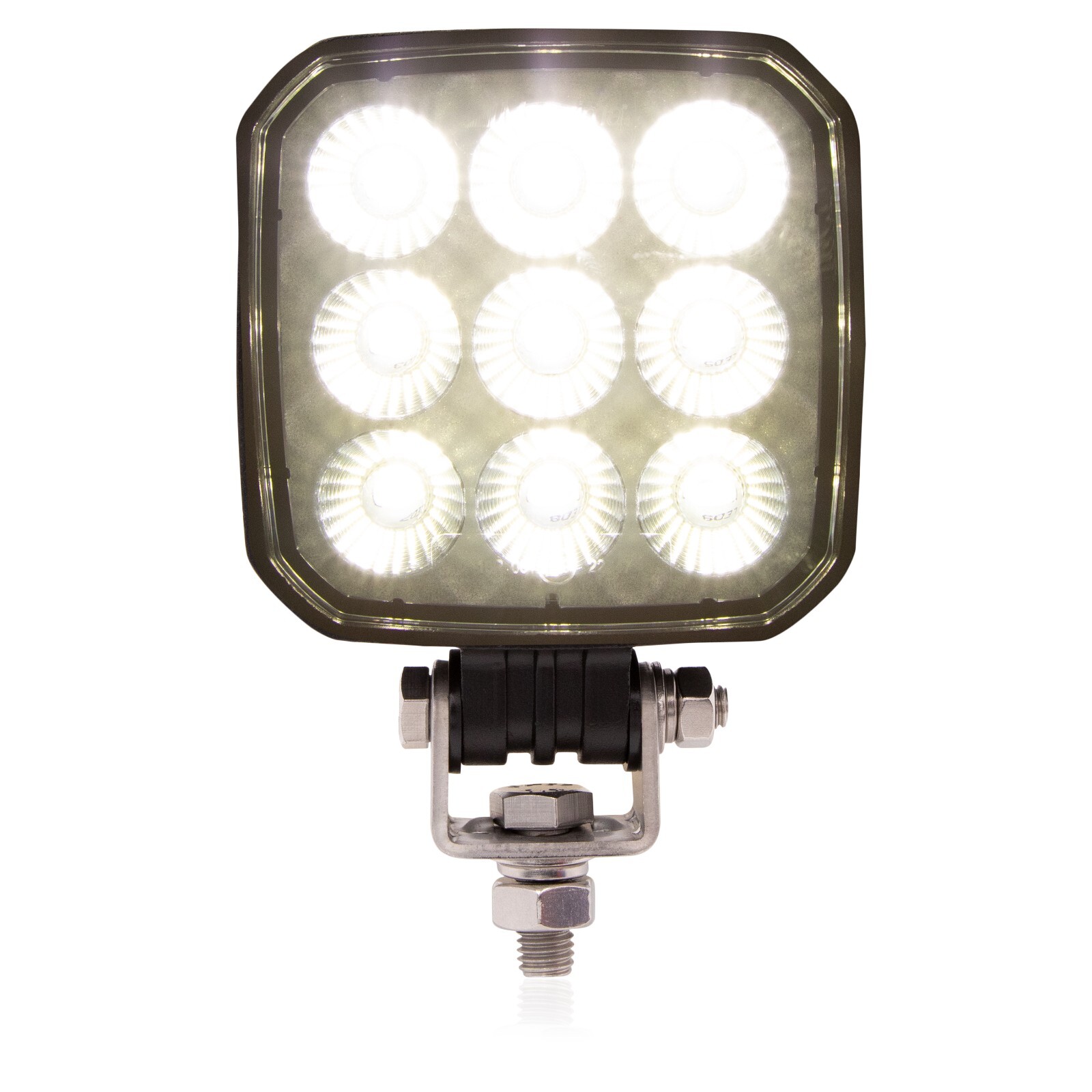 Faro Lavoro Rettangolare 6 Led 10-30V 18watt -1400lm - MES Connettori