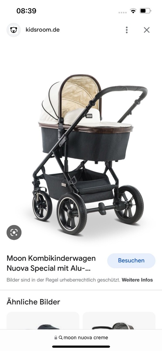 Kinderwagen Moon Nuova beige blau | eBay.de